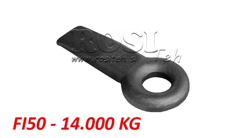 ŤAŽNÉ OKO PEVNÉ FI50 70x30 L280 - 14000KG/2000KG