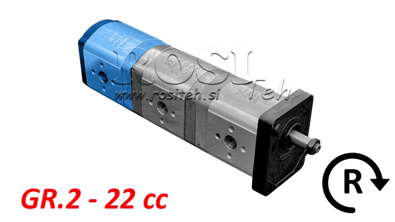 液压泵 20C22X066 后部 GR.2 22 CC 右侧