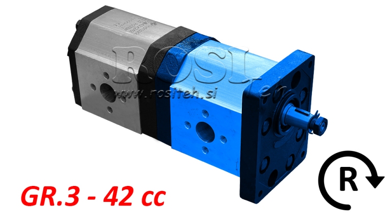 HYDRAULIC PUMP 30C42X241 FRONT GR.3 42 CC RIGHT