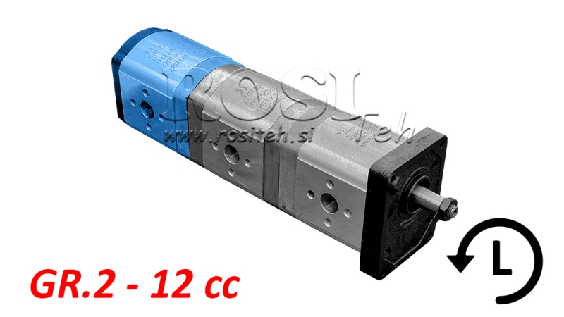 HIDRAULIČNA PUMPA 20A12X066 STRAŽNJA GR.2 12 CC LIJEVA
