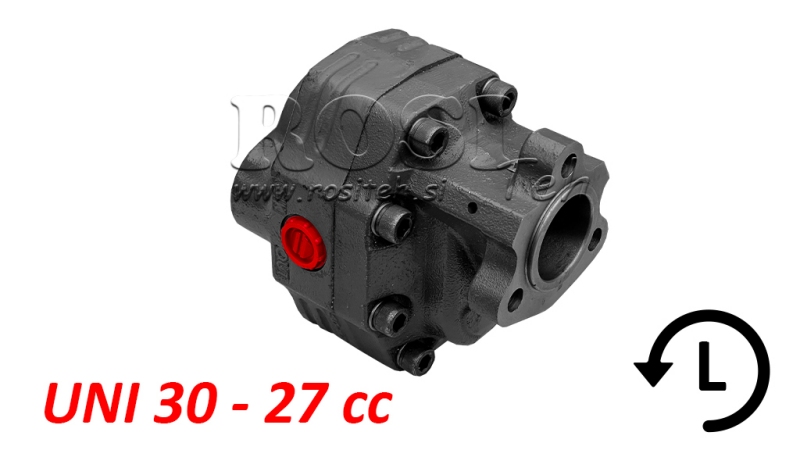 BOMBA HIDRÁULICA DE HIERRO FUNDIDO UNI30-27CC-230 BAR IZQUIERDA