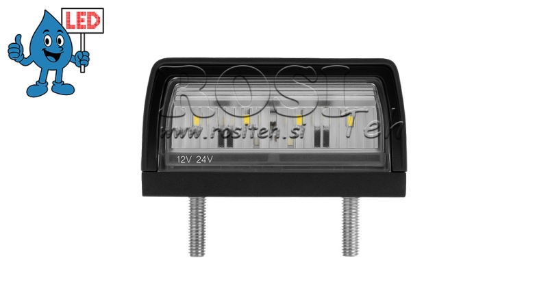 SVJETLO ZA REGISTRACIJSKU PLOČICU 12/24V - LED