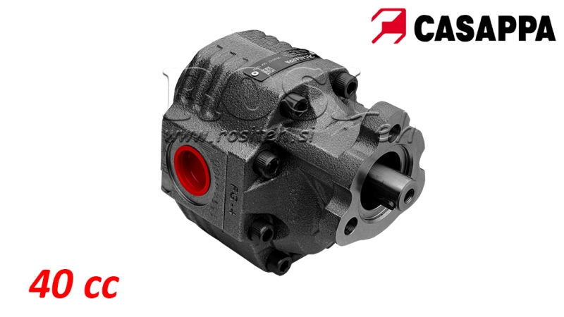 HYDRAULIC CAST IRON PUMP REVERSIBLE 40CC CASAPPA