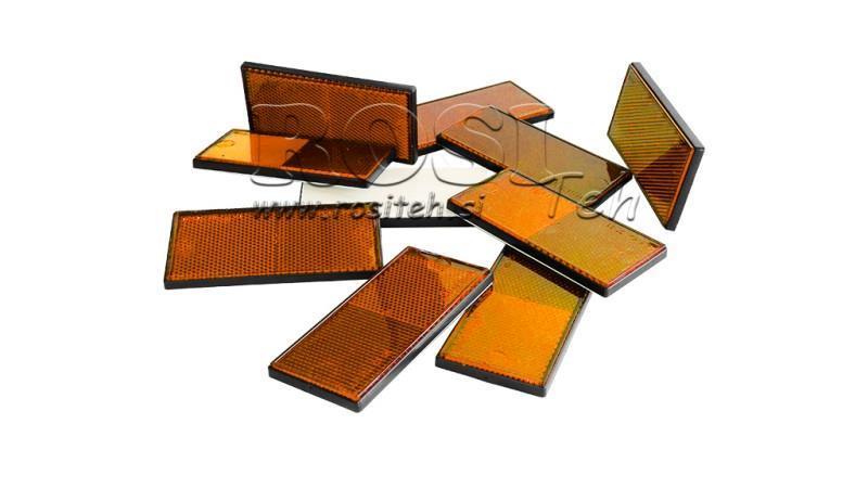 RECHTECKIGE SEKTION ORANGE 105x48 (10Stück)