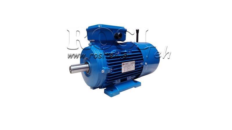 1.5kW-ELEKTRISK MOTOR MED BREMS MSH 90L1-4_1400rpm 3Faser fødder-B3