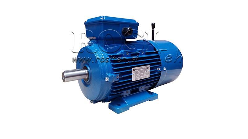 5,5kW-ELEKTROMOTOR MIT BREMSE MSH132S-4_1450umd 3Phas beine-B3