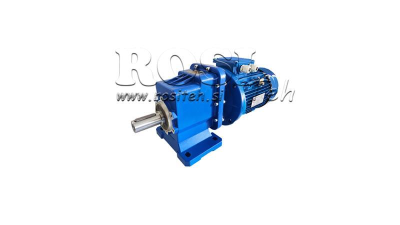 1ph 0,75kW-ELECTRIC MOTOR WITH ERC02 GEARBOX MS80 57 rpm