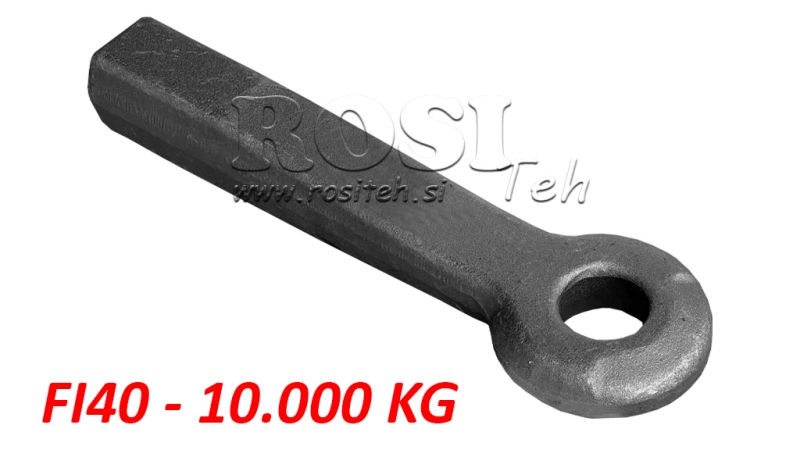 ŤAŽNÉ OKO PEVNÉ FI40 55x65 L380 - 10000KG/1500KG