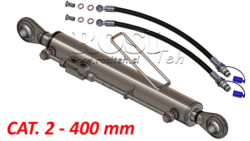 HYDRAULISK TOPSTANG STANDARD KAT. 2 - 63/35-400 (45-95HP)(25.4/25.4)