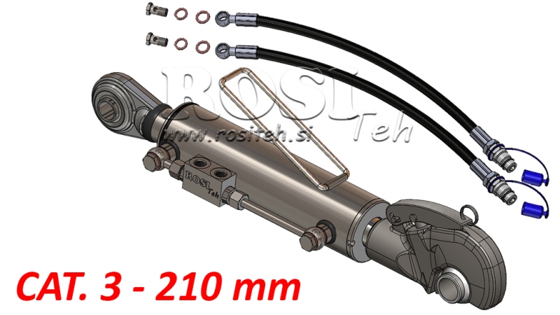 TERZO PUNTO IDRAULICO CON GANCIO RAPIDO AUTOMATICO - 3 CAT. 80/40-210 (90-210HP)(25,4)