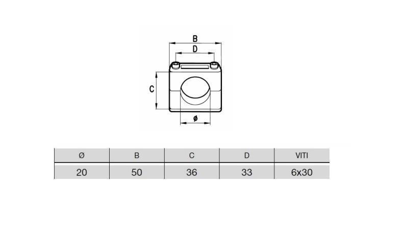 PIPE BRACKET Dia.20