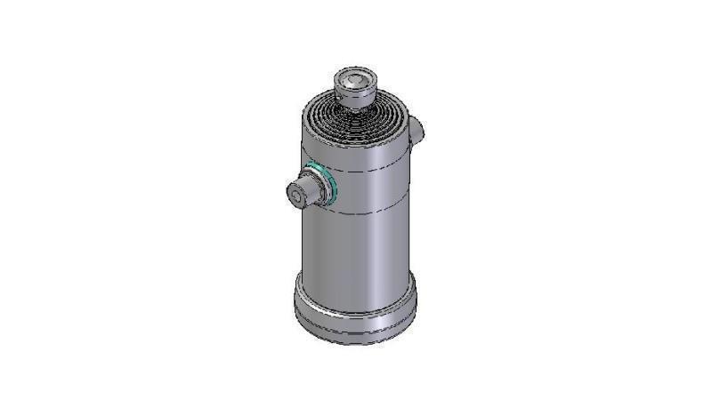 1036S -TELESCOPISCHER ZYLINDER STANDARD/KUGEL 10 STUFEN HEBUNG 4430 DURCHMESSER 270