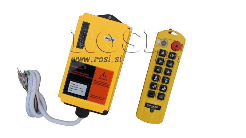 RADIO FJERNBETJENING 12CH - 12V