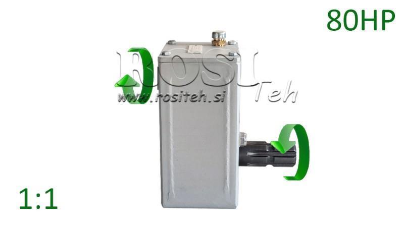 TREKKER REDUSERING - INVERSJON 1:1 (80HP-60kW) HUN-HANN