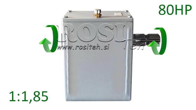 TRACTOR REDUCER - 1:1.85 (80HP-60kW) FEMALE-MALE