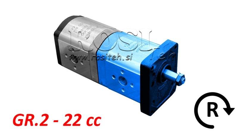 液压泵 20C22X067 前部 GR.2 22 CC 右侧