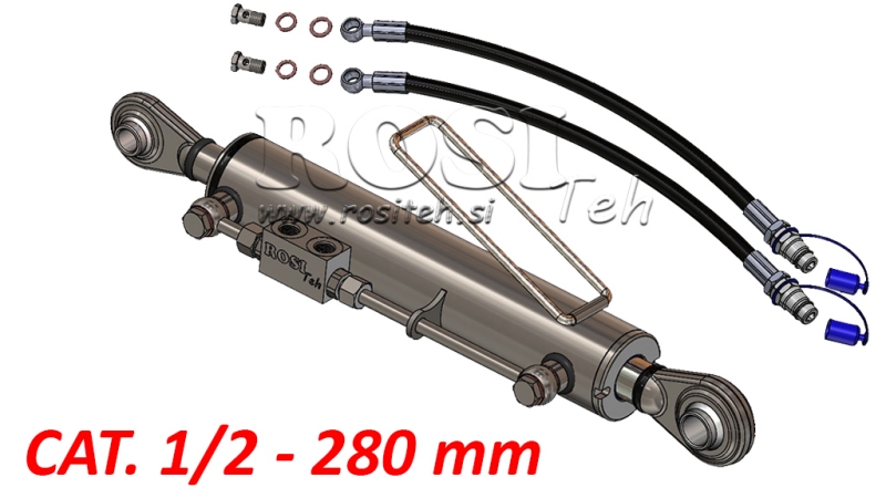 HYDRAULICKÝ TRETÍ BOD STANDARD - 1/2 KAT. 63/35-280 (45-95KS)(19,2/25,4)