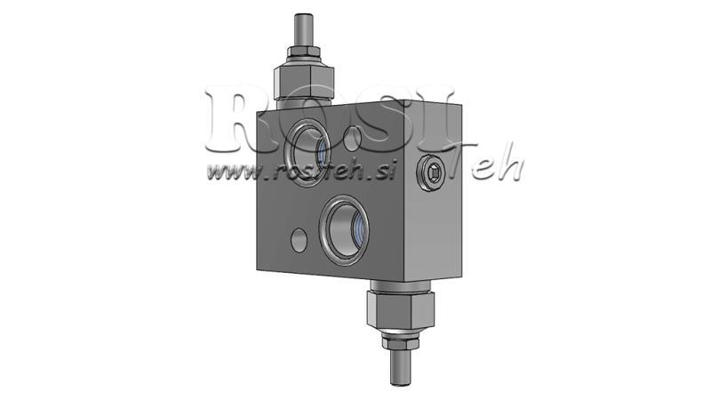 HYDRAULISK TRYCKREGULATOR 30-210 BAR FÖR HYDRAULISK MOTOR MS