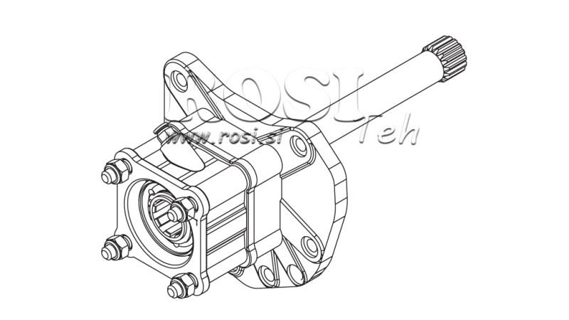 POHON HYDRAULICKÉHO ČERPADLA - MERCEDES AXOR 1