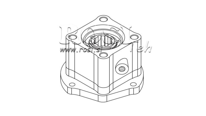 AZIONAMENTO PER LA POMPA IDRAULICA - VOLVO R6-1