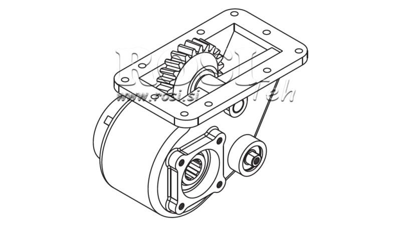 NEBENANTRIEB FÜR HYDRAULIKPUMPE - SCANIA GR 871