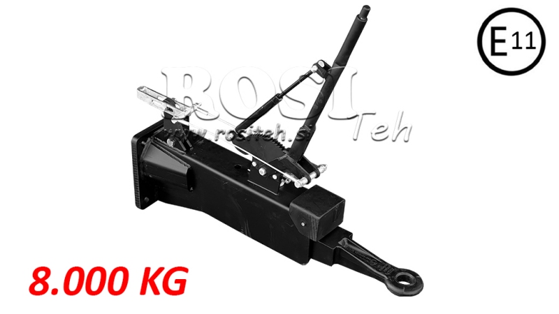CRTAČ BAR - PRIKOLICA TRAKTORA PRIKLJUČAK 8.000/1.800KG (E11 CERTIFIKAT)