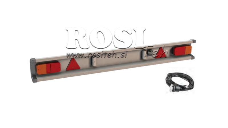 PARAGOLPES DE REMOLQUE MODELO TÜV CON LUCES 2150MM