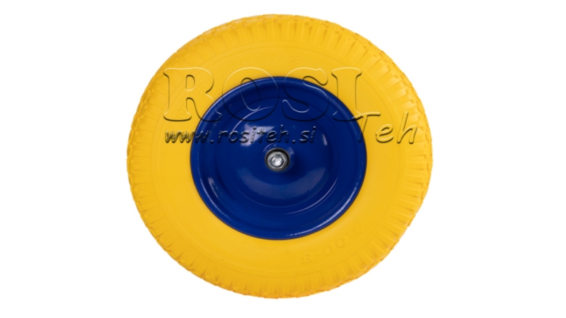 FULL WHEEL WITH AXLE 400X80MM 4.00-8