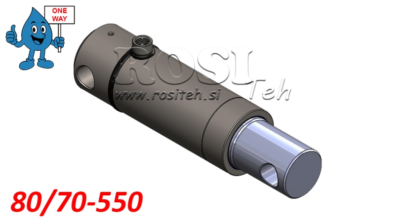 HIDRAVLIČNI CILINDER MONO 80/70-550
