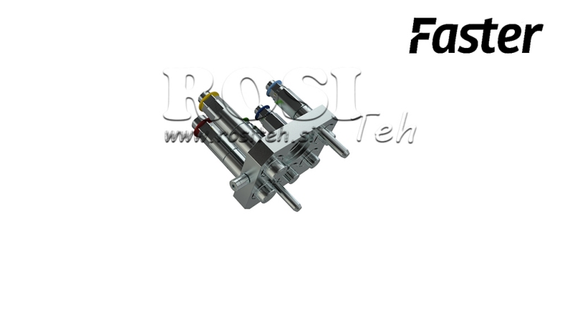 ACOPLAMIENTO MULTI-FASTER 3PLV 5VÍAS BSP 3×3/8 2×9/16 PARTE MÓVIL
