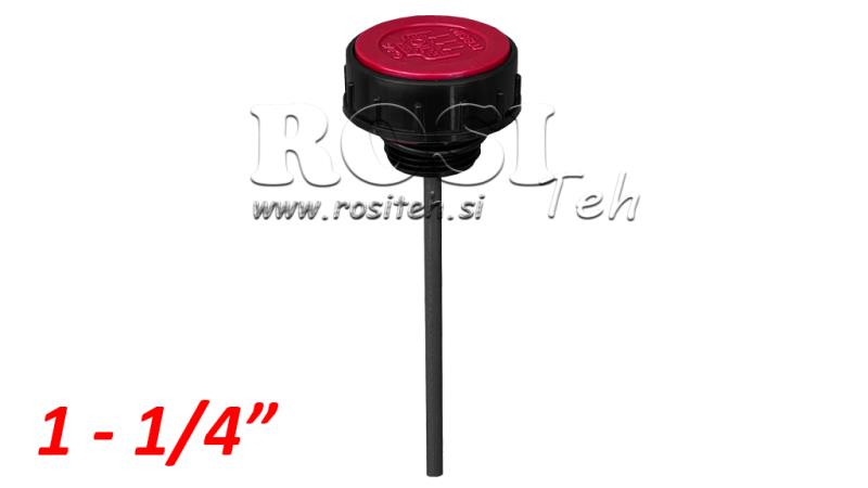 FILLING PLUG 1 1/4 WITH LEVEL ROD AND BREATHER