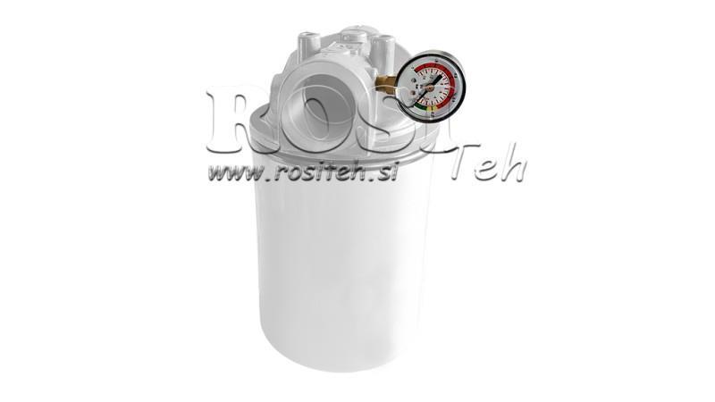VAKUUMMETER FÜR HYDRAULIKFILTER -1 - 0 BAR - 1/8