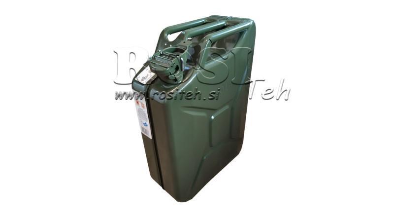 METAAL BRANDSTOF TANK 20 lit