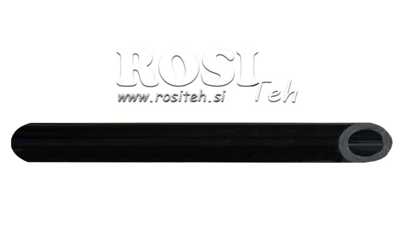 TUBO FRENO ARIA RILSAN 12x8 NERO