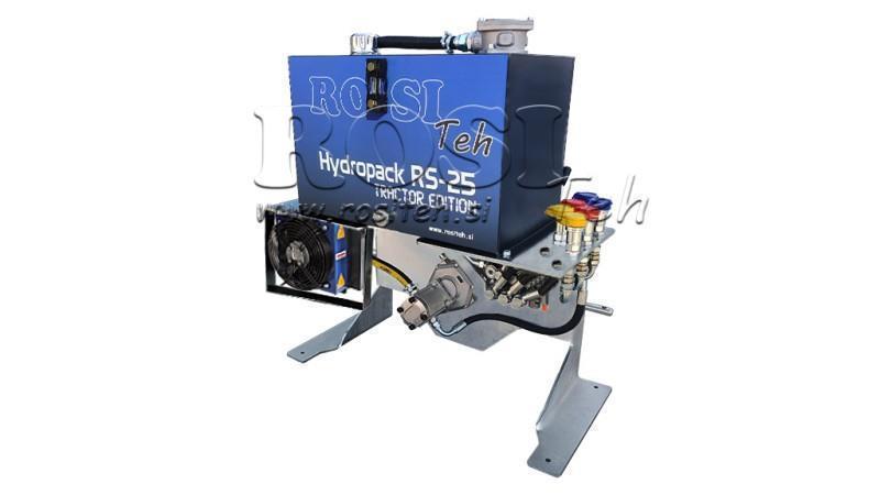 AGREGAT HYDRAULICZNY TRAKTORA POJEMNOŚĆ 70l PRZEPŁYW 53l/min 3XP80 - Z CHŁODNICĄ OLEJU
