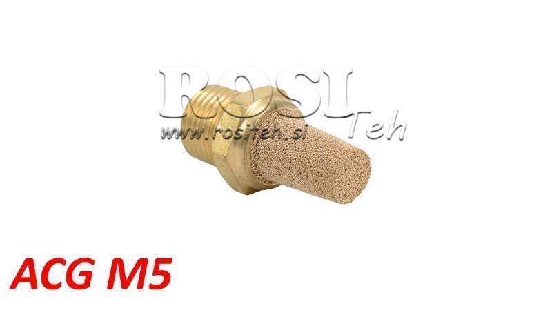 PNEUMATIKDÄMPFER AUS BRASS ACG M5 HOCH