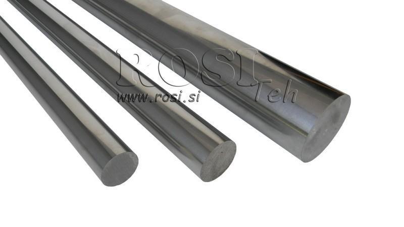 CHROME PLATED ROD FOR CYLINDER 45mm - 1000mm