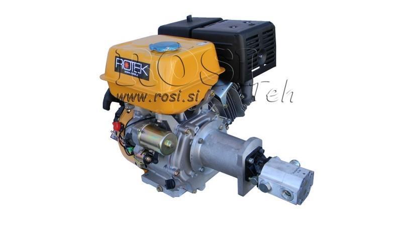 HYDRAULIKBENZINMOTOR KOPPLUNG 420cc + HI-LO PUMPE 12,9 + 4,1 ccm ( durchfluss = 61,2/14,8  lit/min )