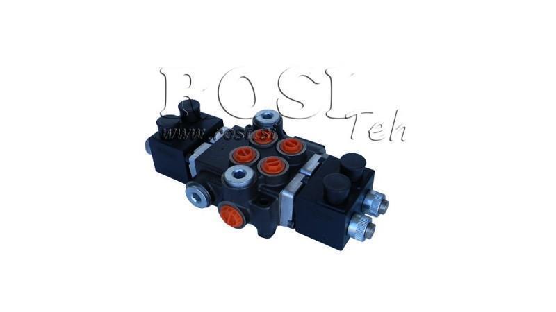 HIDRAULIKUS SZELEP 2xZ50 12V DC