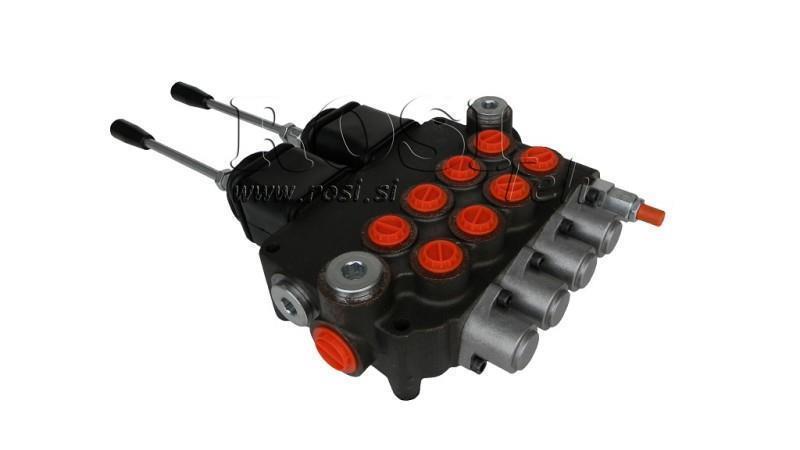 HYDRAULICKÝ VENTIL 4xP80 + 2x JOYSTICK