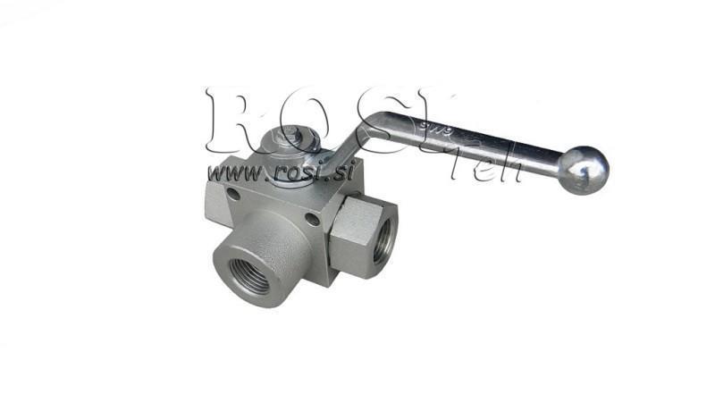 RUČNI 3-WAY VENTIL RS3 1 - 350BAR - 180 lit