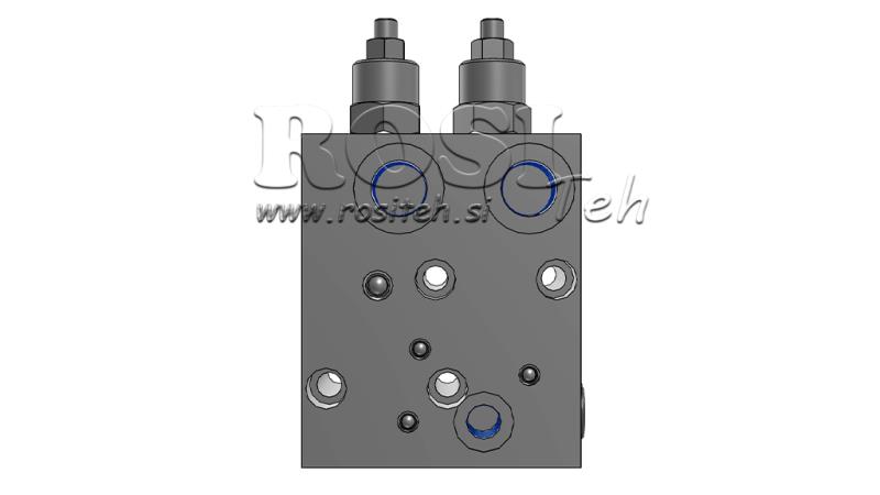 VENTIL PRO HYDRAULICKOU BRZDU HYDRAULICKÉHO MOTORU KPBR-250/1/D