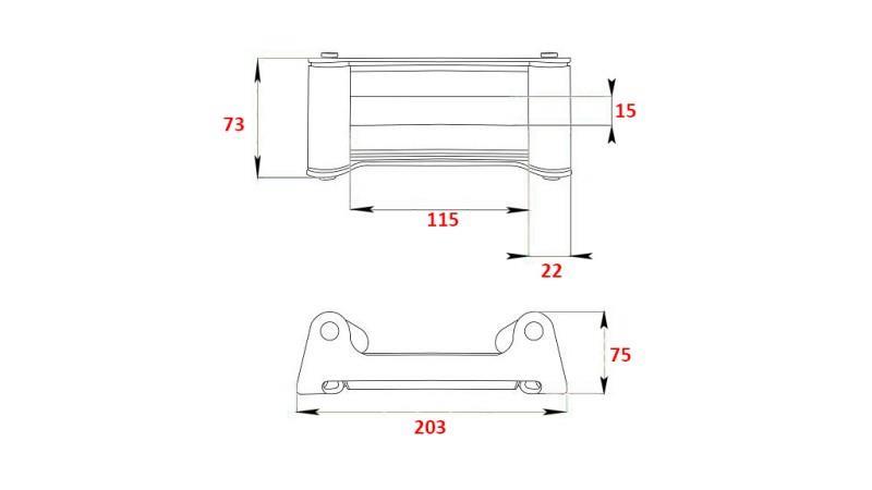 GUIDA RULLANTE PER CAVO IN ACCIAIO DWH 4500 HDL