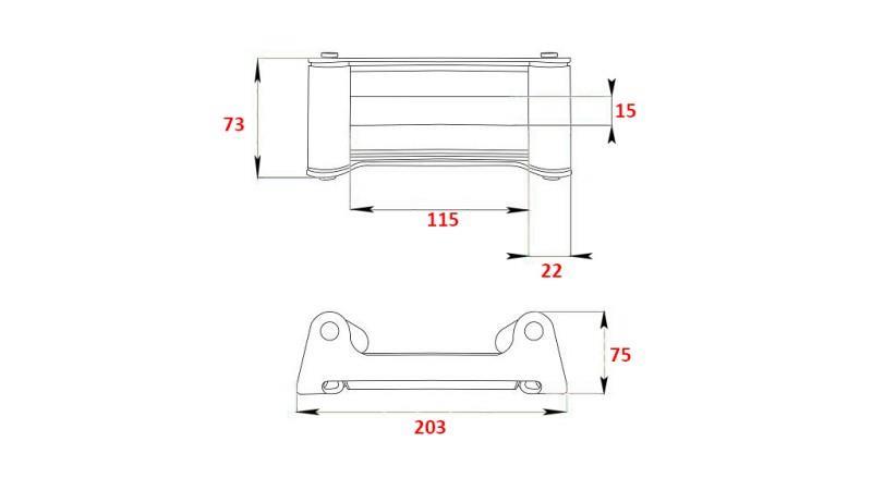 GUIDA A RULLI PER FUNE D'ACCIAIO DWH 4500 HDL