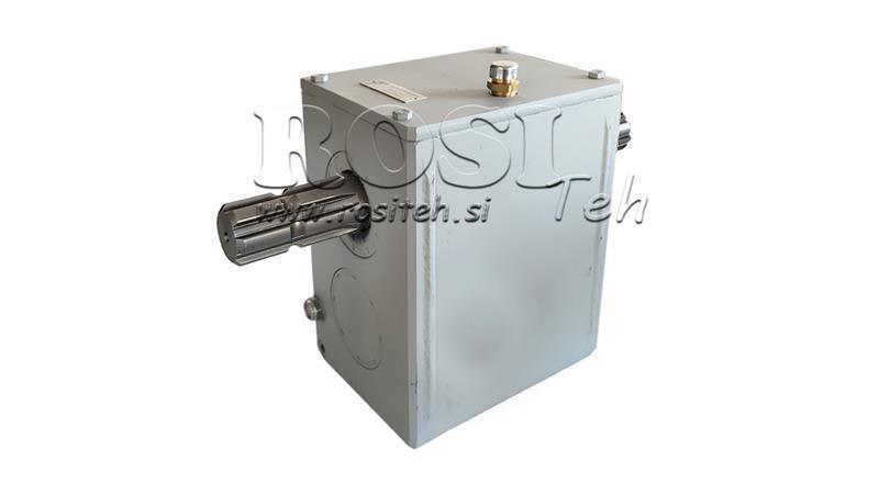 Traktora samazinātājs - 1:1.85 (40HP-30kW) vīriešu-vīriešu