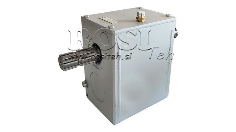 Traktora samazinātājs - 1:1.85 (80HP-60kW) vīriešu-vīriešu