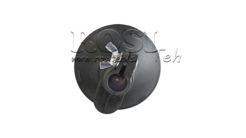DREHLICHT 12 V FLEXIBEL MIT POLYCARBONATKUPPEL