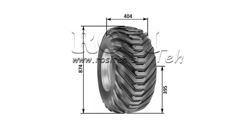 400/60-15,5 ANHÄNGERREIFE TR 882 16pl MIT FELGE 13,00X15,5