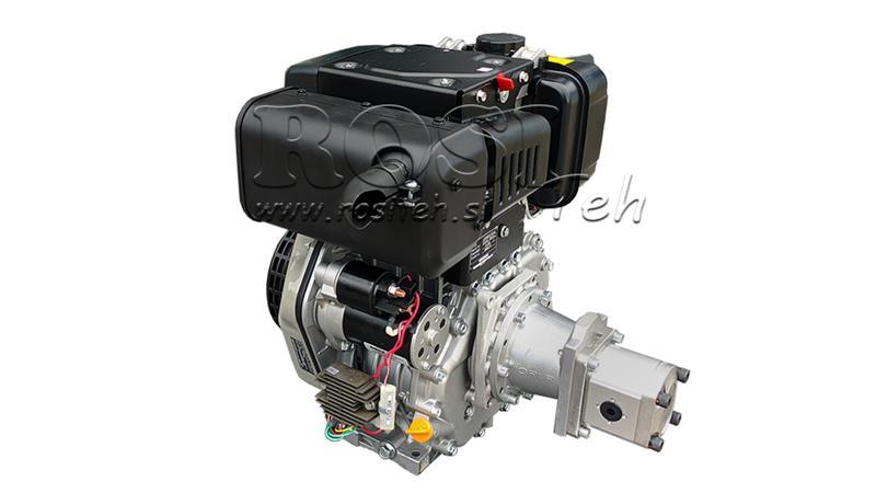 ENSAMBLAJE HIDRÁULICO DIESEL YANMAR 435cc PUMPAS GR.2 8.0 ccm (flujo = 28.8 lit/min)