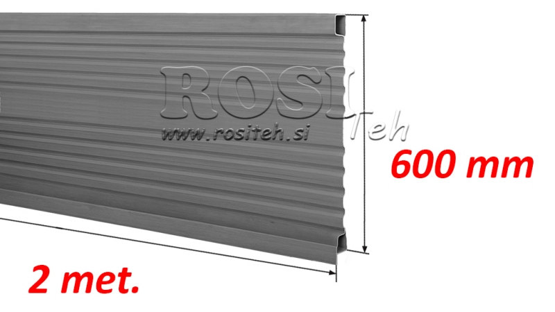 PANEL BOCZNY PRZYCZEPY 2 MET. - WYSOKOŚĆ 600 MM